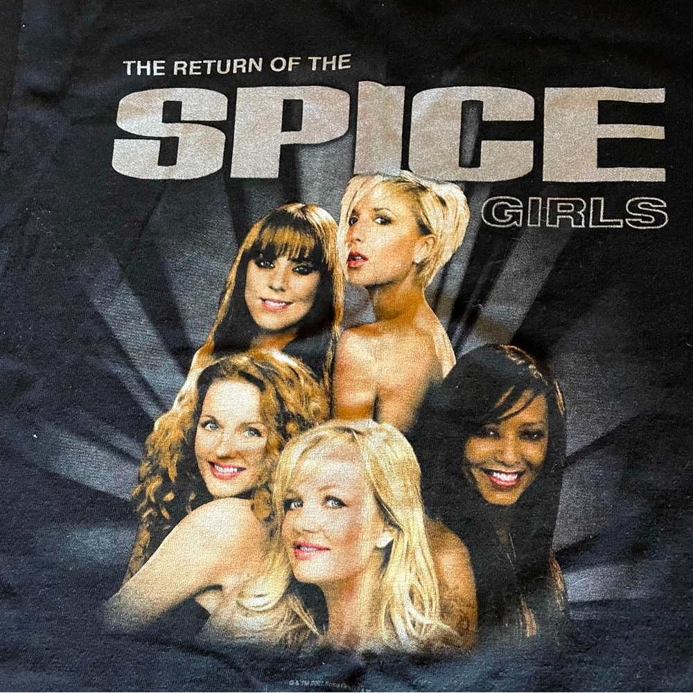 SPICE GIRLS 2007-2008 WORLD TOUR - RETURN OF THE SPICE GIRLS - SMALL/BLACK